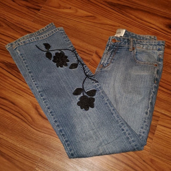 White House Black Market Denim - White House Black Market Embroidered Flare Jeans